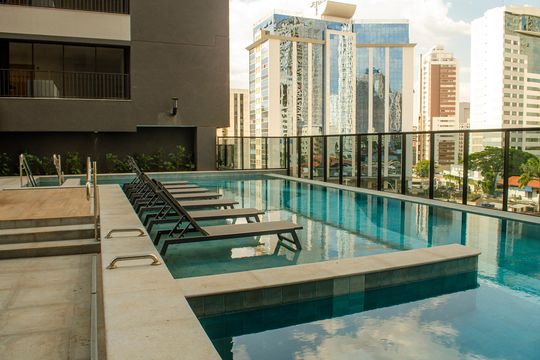 Área comum - Piscina de apartamento à venda com 3 quartos, 100m² em Setor Oeste, Goiânia