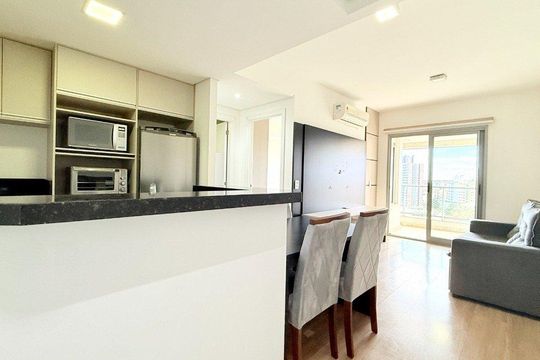 Cozinha/Sala de apartamento para alugar com 1 quarto, 48m² em Petrópolis, Porto Alegre