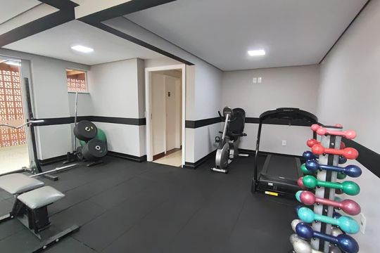 Área externa de apartamento para alugar com 3 quartos, 98m² em Cambuí, Campinas