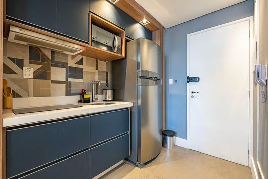 Studio de kitnet/studio para alugar com 1 quarto, 25m² em Jardim Paulistano, São Paulo
