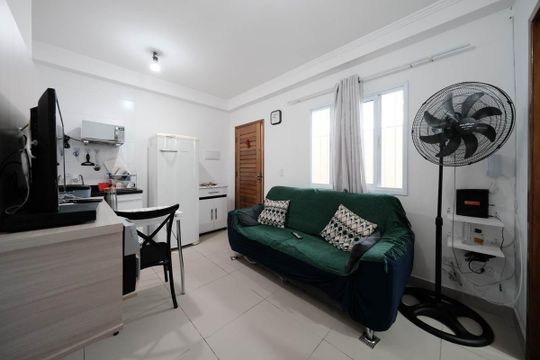 Sala/Cozinha de apartamento à venda com 2 quartos, 40m² em Vila Ré, São Paulo