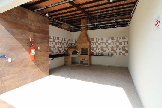 Área comum - Churrasqueira de apartamento para alugar com 2 quartos, 48m² em Jardim Sao Jose, São José dos Campos