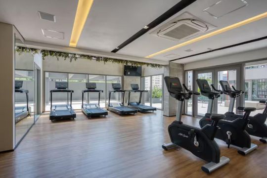 Área externa de apartamento para alugar com 1 quarto, 21m² em Vila Clementino, São Paulo
