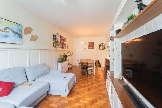 Sala de apartamento à venda com 2 quartos, 103m² em Tijuca, Rio de Janeiro