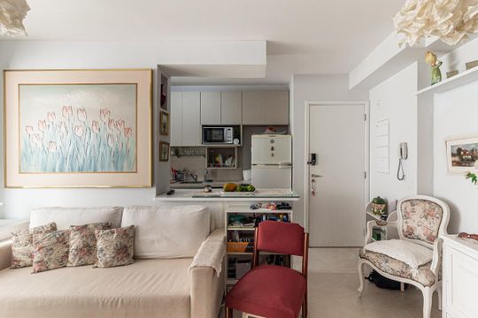 Sala de apartamento para alugar com 2 quartos, 65m² em Santa Cecilia, São Paulo