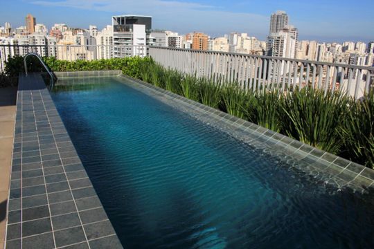  Área Comum - Piscina de kitnet/studio para alugar com 1 quarto, 21m² em Perdizes, São Paulo