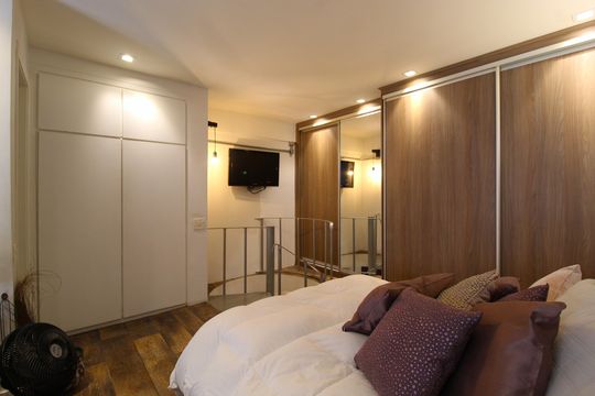 Quarto Suíte de apartamento para alugar com 1 quarto, 53m² em Moema, São Paulo