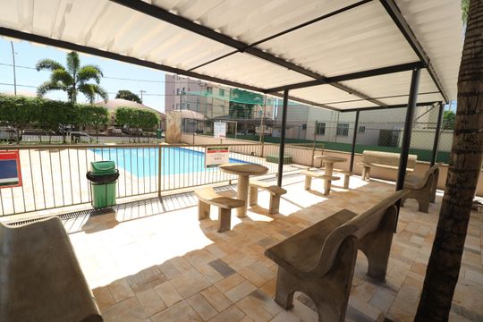 Área comum - Piscina de apartamento para alugar com 2 quartos, 57m² em Morumbi, Uberlândia
