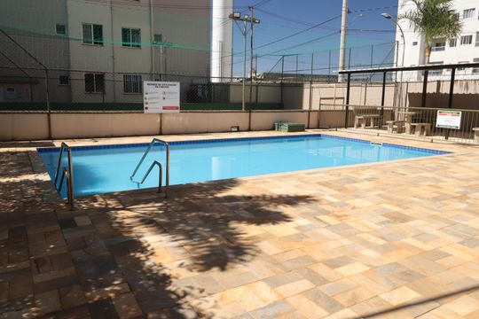 Área comum - Piscina de apartamento para alugar com 2 quartos, 57m² em Morumbi, Uberlândia