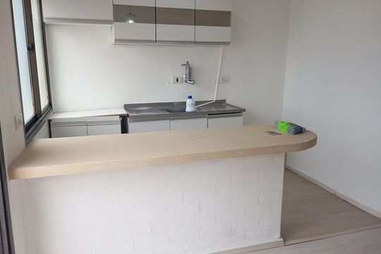 Cozinha de apartamento à venda com 1 quarto, 54m² em Vila Andrade, São Paulo