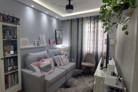 Sala de apartamento à venda com 1 quarto, 46m² em Santana, Porto Alegre