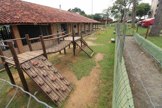 Área comum - Playground de apartamento para alugar com 2 quartos, 50m² em Bosque dos Eucaliptos, São José dos Campos