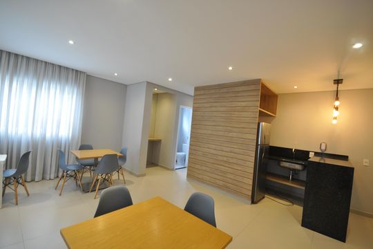 Área comum - Salão de festas de apartamento para alugar com 2 quartos, 44m² em Vila Constança, São Paulo