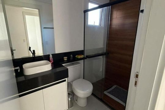 Banheiro 2 de apartamento à venda com 3 quartos, 82m² em Medeiros, Jundiaí