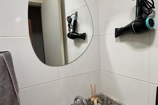 Banheiro de apartamento para alugar com 2 quartos, 43m² em Vila Rosa, Novo Hamburgo