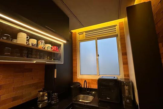 Cozinha de apartamento para alugar com 2 quartos, 43m² em Vila Rosa, Novo Hamburgo