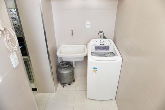 Área de Serviço de apartamento para alugar com 2 quartos, 55m² em Santa Cruz, Belo Horizonte