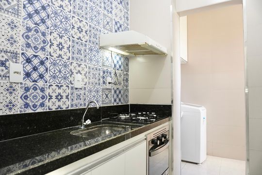 Cozinha  de apartamento para alugar com 2 quartos, 55m² em Santa Cruz, Belo Horizonte