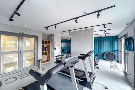 Área comum - Academia de kitnet/studio à venda com 1 quarto, 28m² em Chácara Seis de Outubro, São Paulo