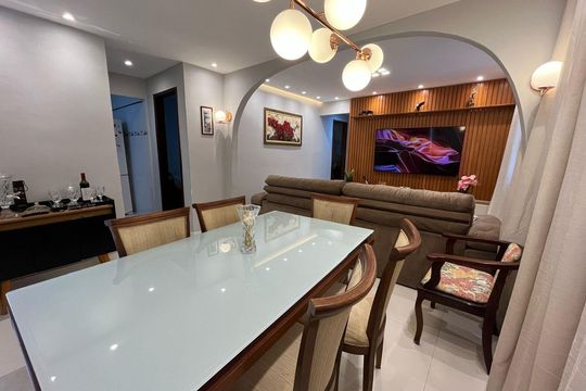 Sala de apartamento à venda com 2 quartos, 138m² em Campo Grande, Rio de Janeiro
