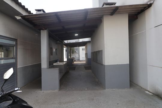 Área comum - Churrasqueira de apartamento à venda com 2 quartos, 48m² em Olaria, Canoas