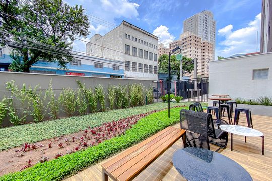 Área comum de apartamento para alugar com 2 quartos, 34m² em Brás, São Paulo