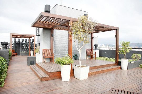 Área Comum - Rooftop de kitnet/studio à venda com 1 quarto, 76m² em Santana, Porto Alegre