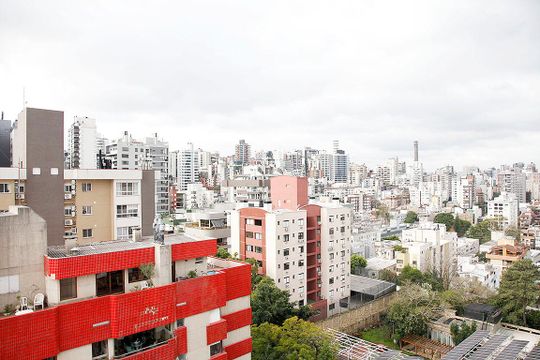 Área Comum - Rooftop Vista de kitnet/studio à venda com 1 quarto, 76m² em Santana, Porto Alegre