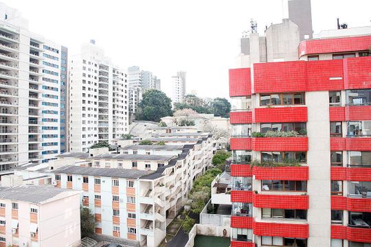 Quarto Suíte Vista de kitnet/studio à venda com 1 quarto, 76m² em Santana, Porto Alegre