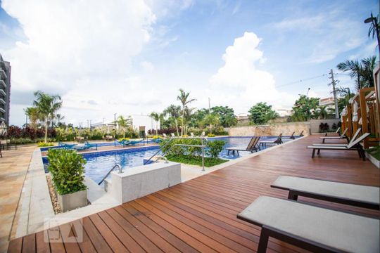 Área comum - Piscina de apartamento para alugar com 3 quartos, 130m² em Swiss Park, Campinas