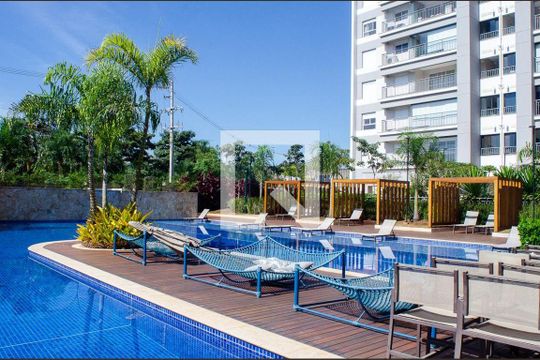 Área comum - Piscina de apartamento para alugar com 3 quartos, 130m² em Swiss Park, Campinas