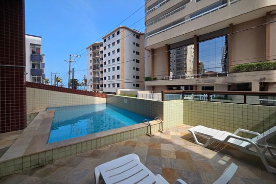 Apartamento para alugar com 3 quartos, 107m² em Aviação, Praia Grande