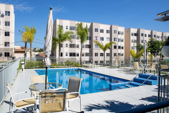 Área comum - Piscina de apartamento à venda com 2 quartos, 41m² em Campo Grande, Rio de Janeiro