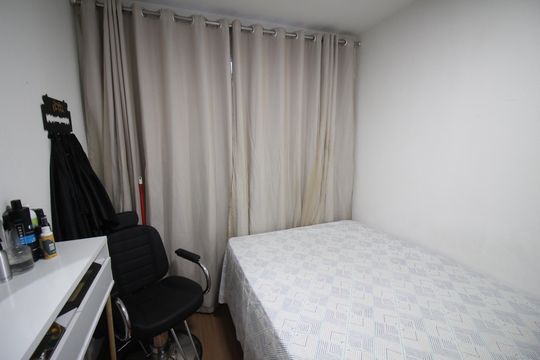Quarto 2 de apartamento à venda com 2 quartos, 46m² em Jardim Riacho das Pedras, Contagem
