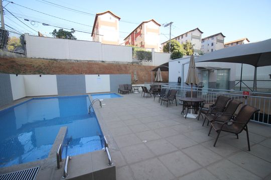 Área comum de apartamento à venda com 2 quartos, 46m² em Jardim Riacho das Pedras, Contagem