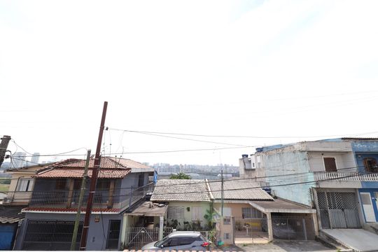 Varanda vista de kitnet/studio para alugar com 1 quarto, 36m² em Jardim Maraba, São Paulo