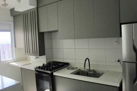 Cozinha  de apartamento para alugar com 2 quartos, 42m² em Vila Sao Joao, Guarulhos