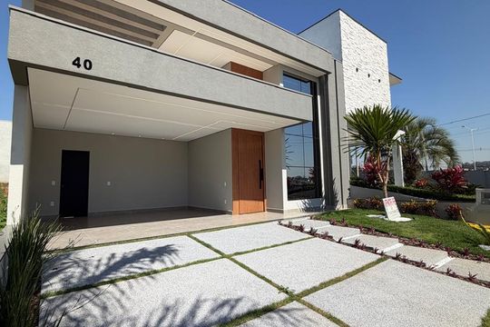 Área externa de casa de condomínio à venda com 3 quartos, 199m² em Parque São Lourenço, Indaiatuba