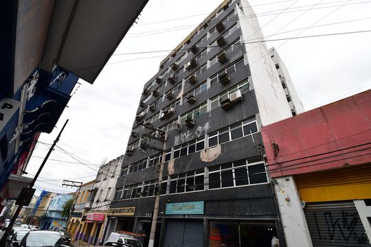 Fachada do Prédio de kitnet/studio à venda com 1 quarto, 52m² em Centro, Campinas