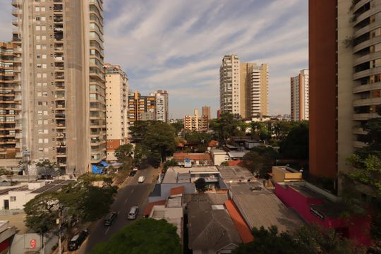 Vista da Suíte 2 de apartamento para alugar com 3 quartos, 175m² em Jardim, Santo André