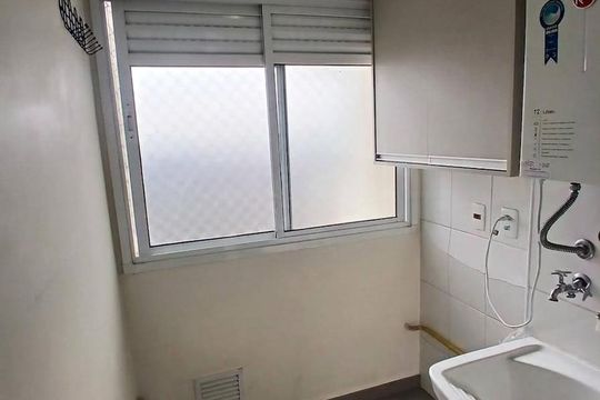 Área de serviço de apartamento para alugar com 2 quartos, 53m² em Maranhão, São Paulo