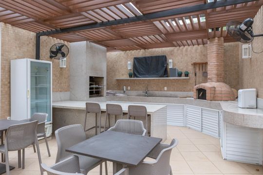 Área comum - Churrasqueira de apartamento à venda com 2 quartos, 129m² em Alto de Pinheiros, São Paulo