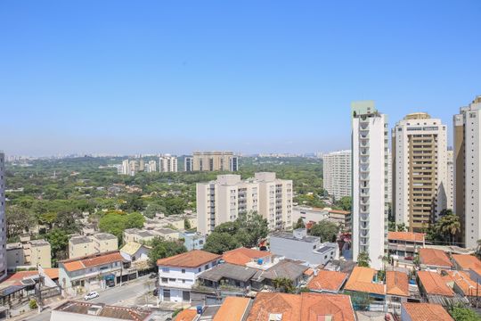 Vista da Área externa de apartamento à venda com 2 quartos, 129m² em Alto de Pinheiros, São Paulo