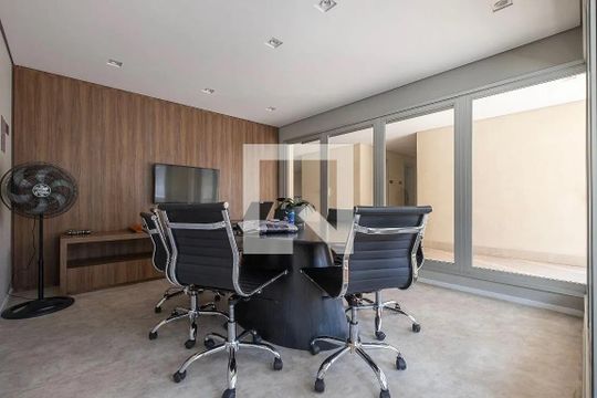 Área comum - Sala de Reuniões de apartamento à venda com 1 quarto, 69m² em Sumaré, São Paulo
