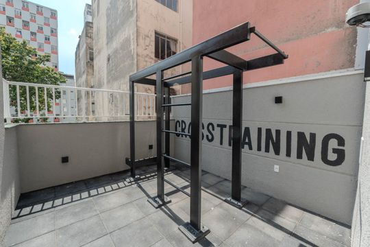 Academia Externa de kitnet/studio para alugar com 1 quarto, 25m² em Bela Vista, São Paulo