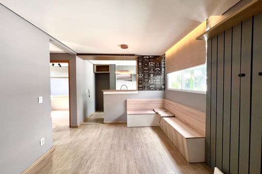 Sala de apartamento para alugar com 2 quartos, 57m² em Santa Terezinha, Belo Horizonte