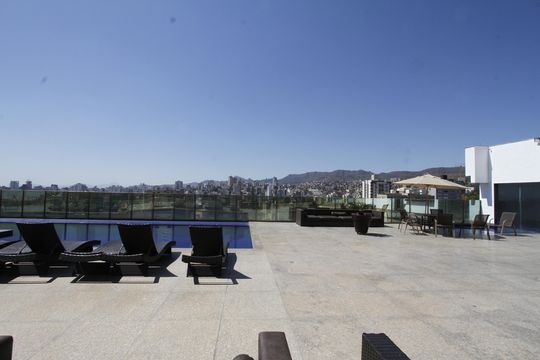 Área comum - Piscina de kitnet/studio à venda com 1 quarto, 52m² em Luxemburgo, Belo Horizonte