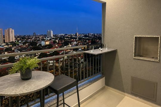 Varanda de apartamento à venda com 2 quartos, 66m² em Chácara Cneo, Campinas