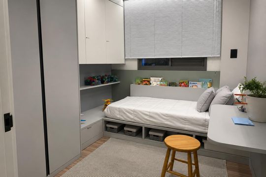 Quarto de apartamento à venda com 2 quartos, 66m² em Chácara Cneo, Campinas