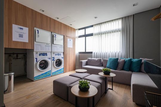 Área comum de kitnet/studio à venda com 1 quarto, 30m² em Pinheiros, São Paulo